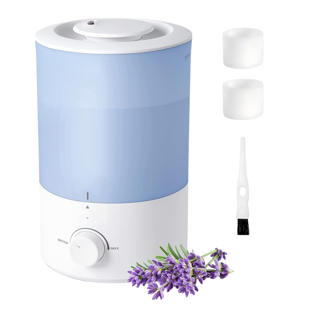 3L Ultrasonic Cool Mist Humidifier with Top-Fill and Diffuser
