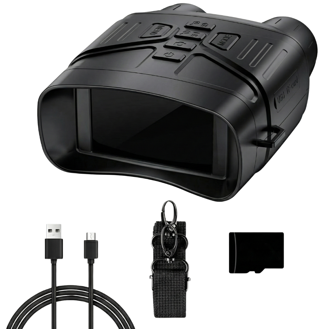 4K Digital Night Vision Goggles with 3" Screen and 5000mAh Battery
