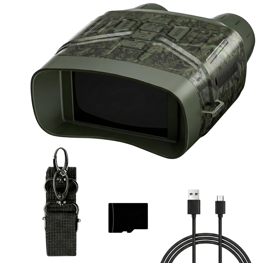 4K Digital Night Vision Goggles with 3" Screen and 5000mAh Battery