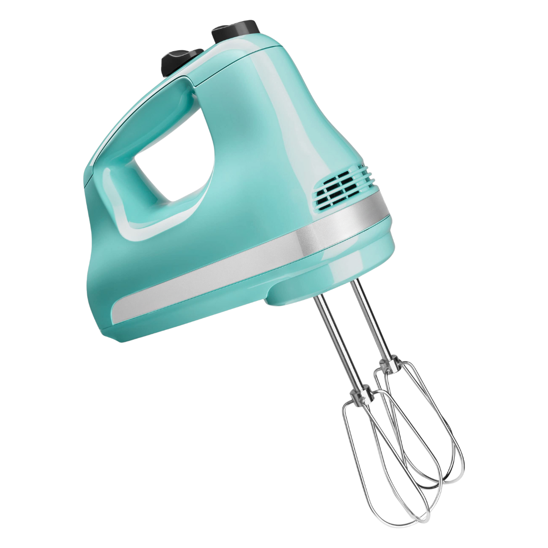 5 Speed Hand Mixer with Turbo Beaters, Lightweight & Compact