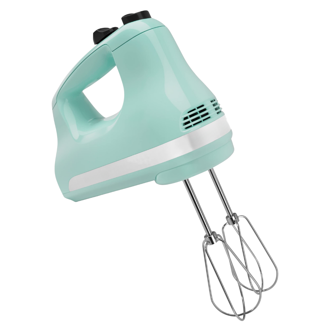 5 Speed Hand Mixer with Turbo Beaters, Lightweight & Compact