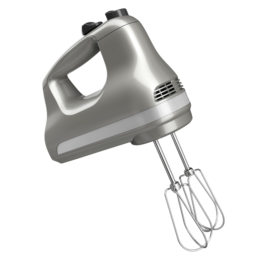 5 Speed Hand Mixer with Turbo Beaters, Lightweight & Compact