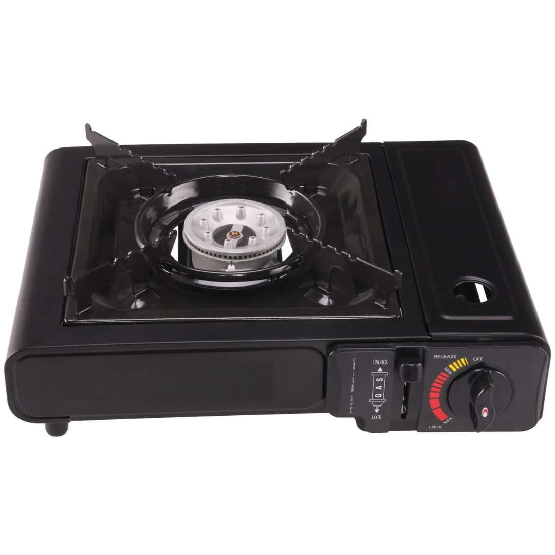 8500 BTU Portable Butane Gas Stove for Camping and Outdoor Cooking