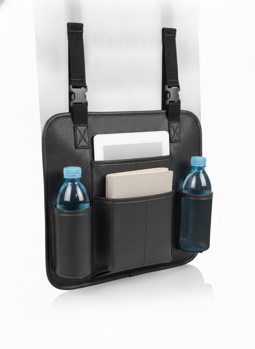 Car Organizers Leather Backseat Storage Pocket