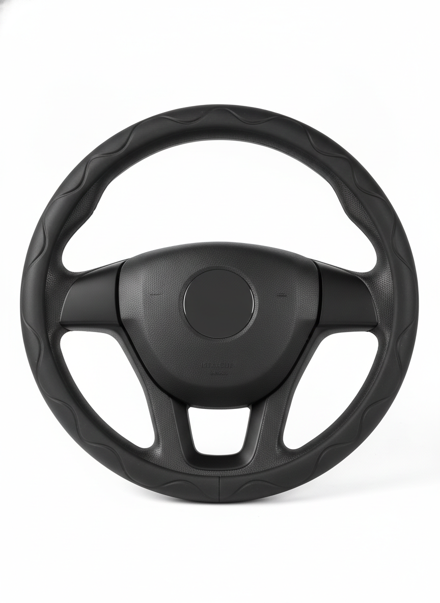 Steering Wheel Covers Ergonomic Silicone Embossed Steering Wheel Cover