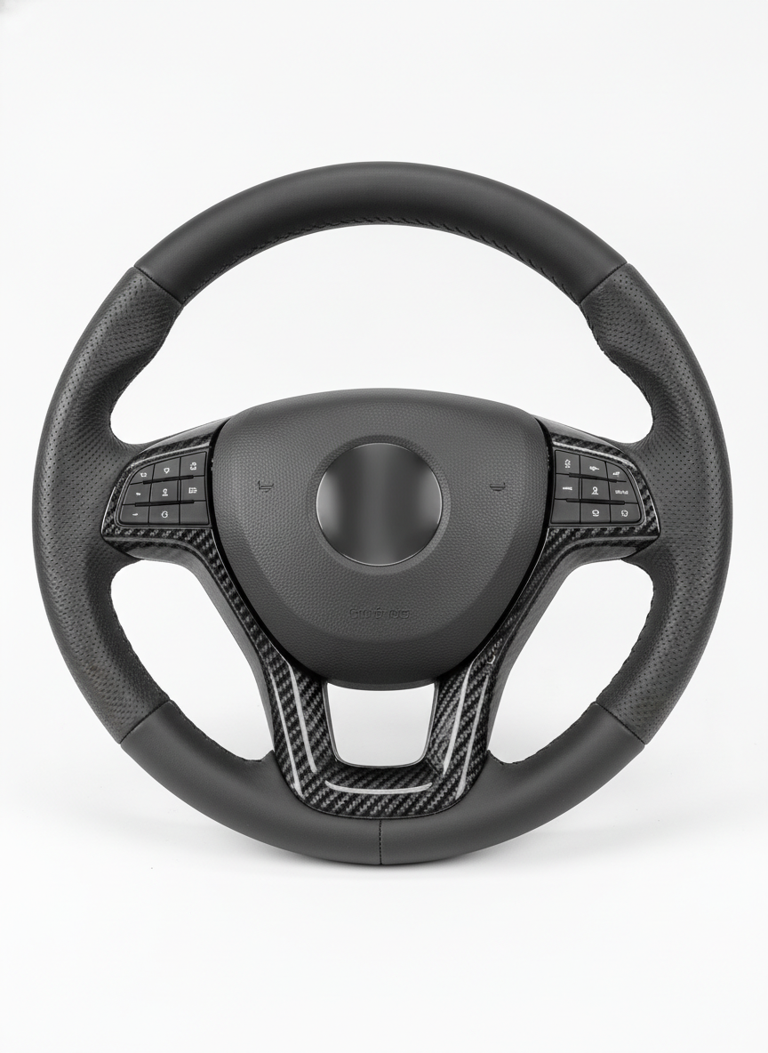Steering Wheel Covers Carbon Fiber Texture Sport Steering Wheel Cover