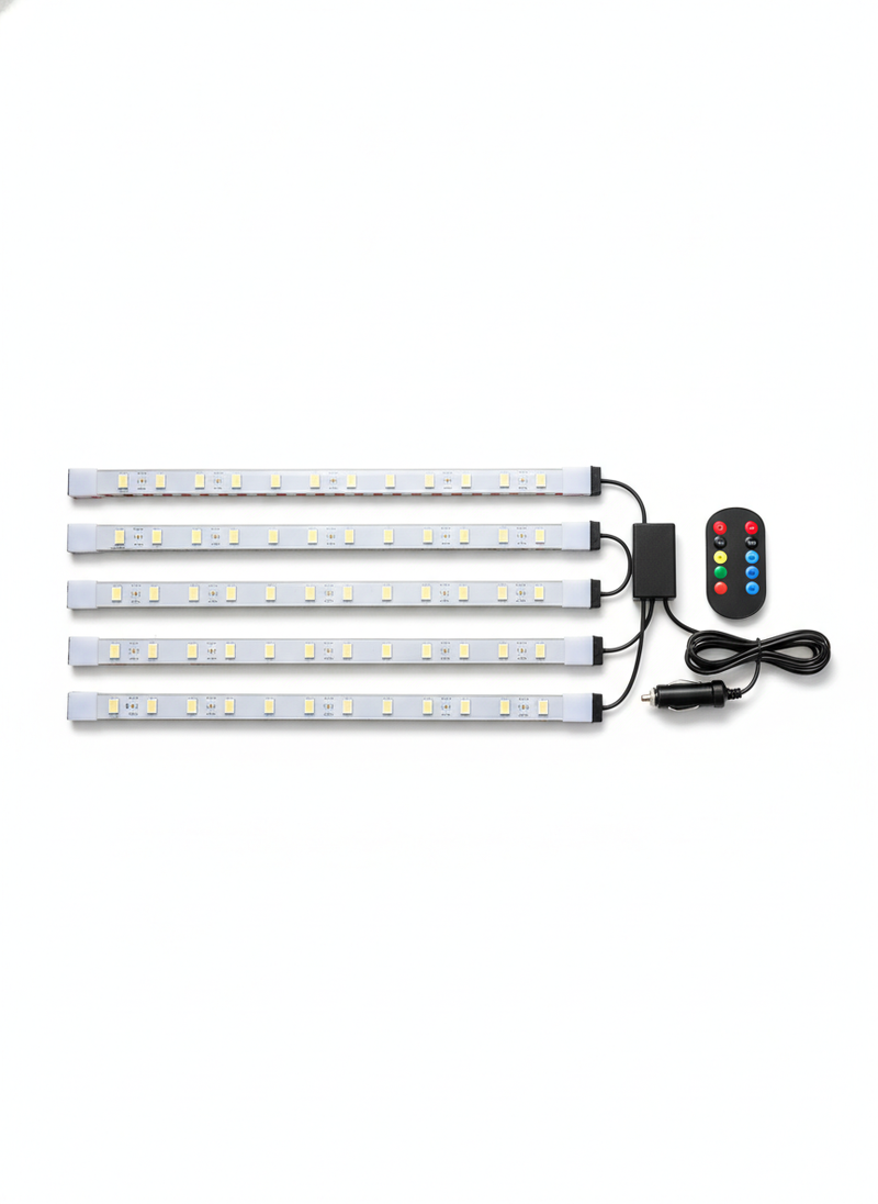 Car Interior LEDs RGB Footwell Atmosphere Light Strip