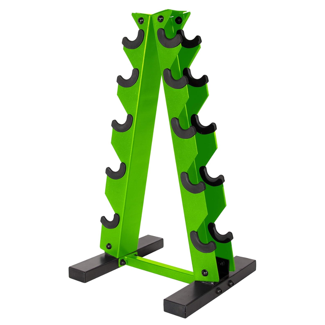 A Frame Dumbbell Rack for Compact Home Gym Storage