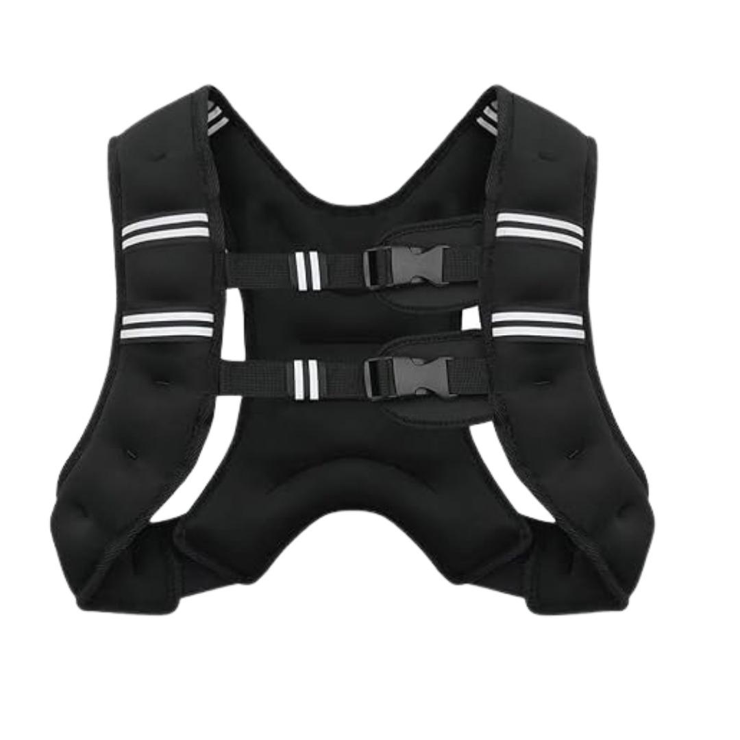 Adjustable Weighted Training Vest with Reflective Straps