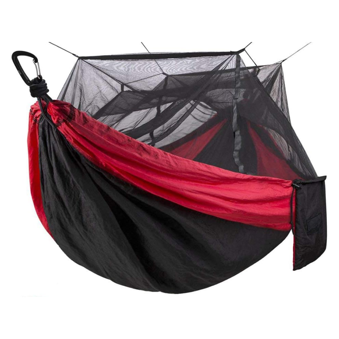 Camping Hammock with Mesh Net, 78×118 in Outdoor Hanging Setup