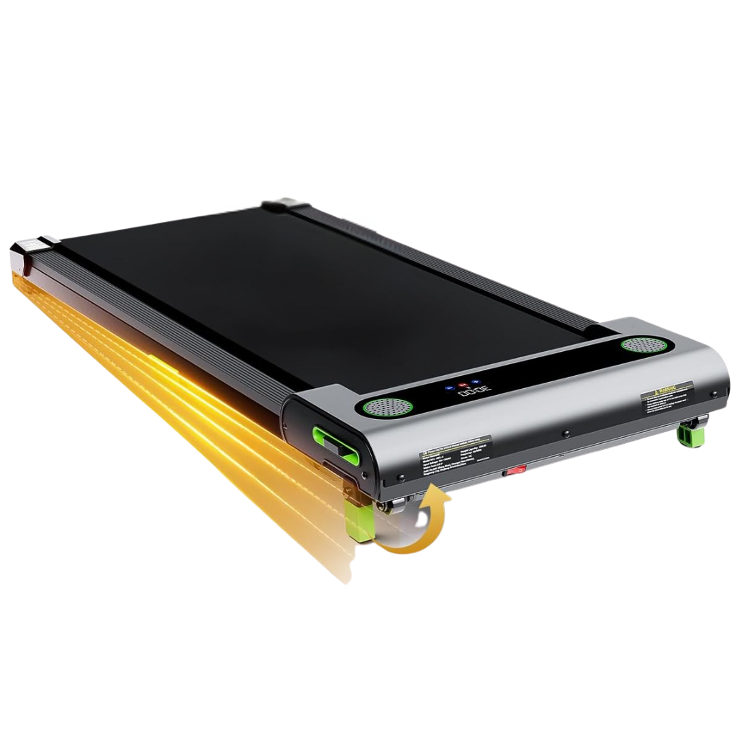 Compact Walking Pad Treadmill with Manual Incline and LED Display