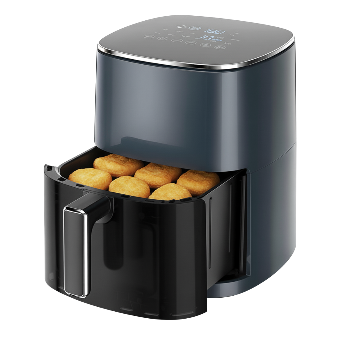 Digital Air Fryer Oven 6 Quart with 12 Presets & Built-In Viewing Panel