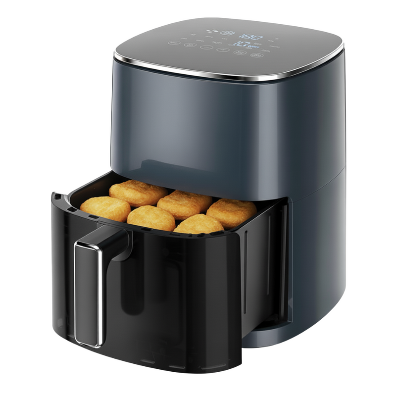 Digital Air Fryer Oven 6 Quart with 12 Presets & Built-In Viewing Panel