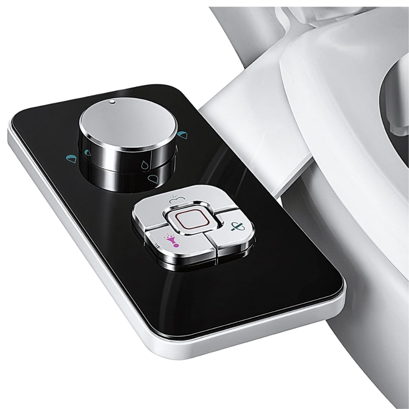 Dual Nozzle Toilet Bidet Attachment with Adjustable Water Pressure