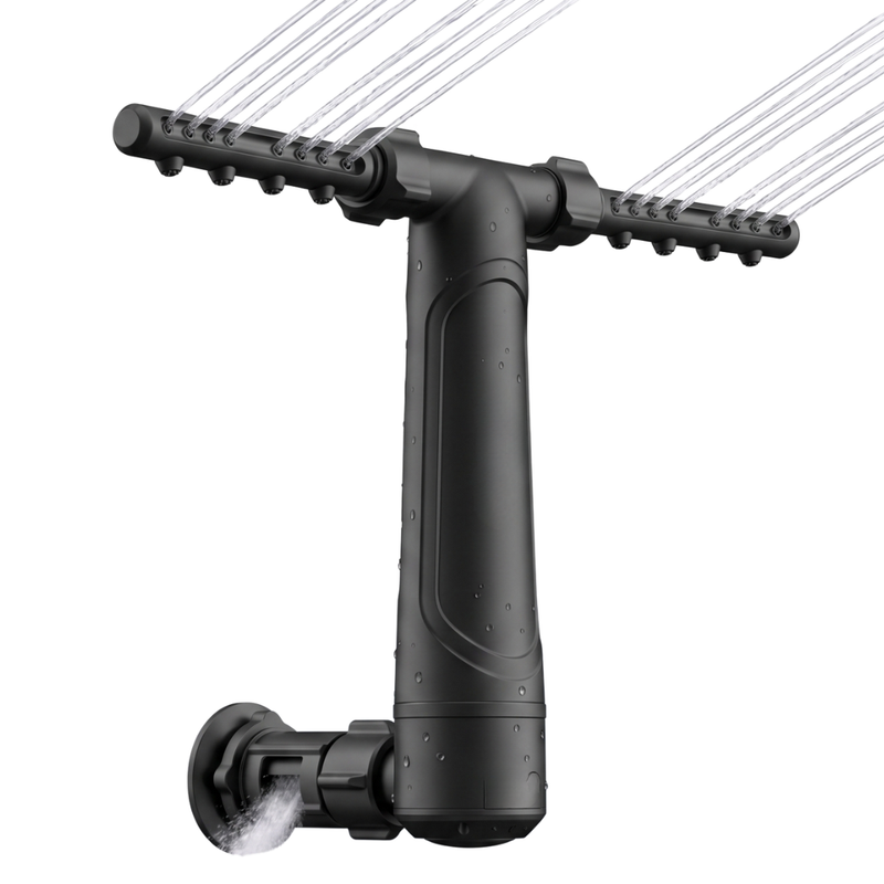 Dual Spray Pool Fountain with Adjustable 360° PVC Spray Tubes