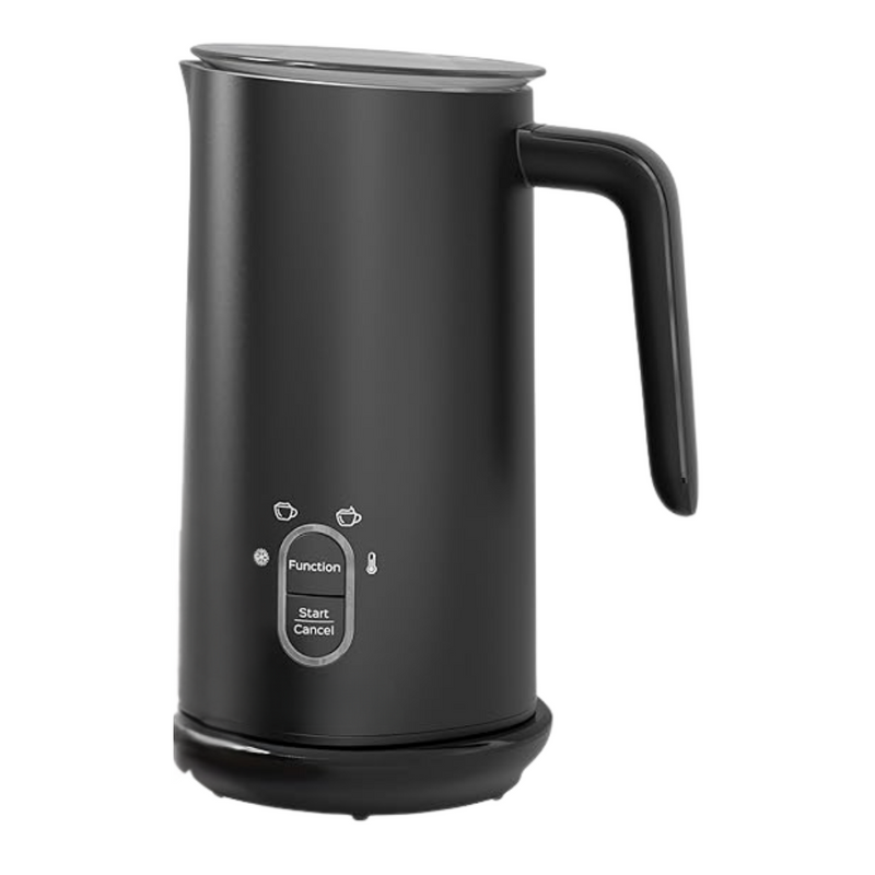 Electric Milk Frother with 4 Programs, Quiet Motor & Large Capacity