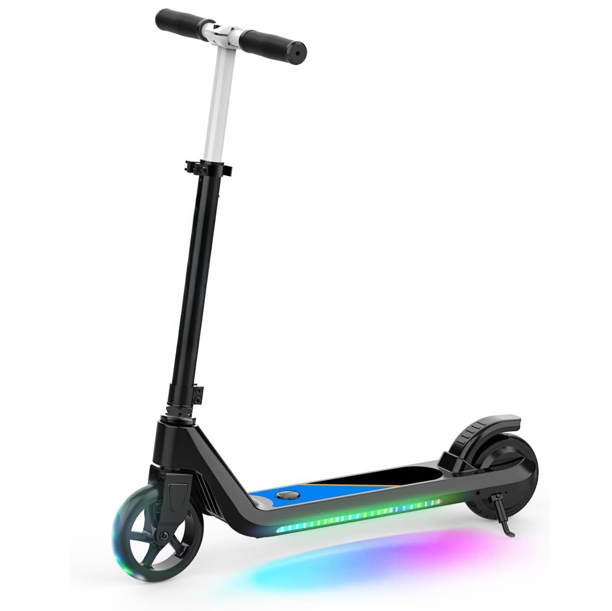 Electric Scooter for Kids 6–10 with LED Wheels & Adjustable Speed