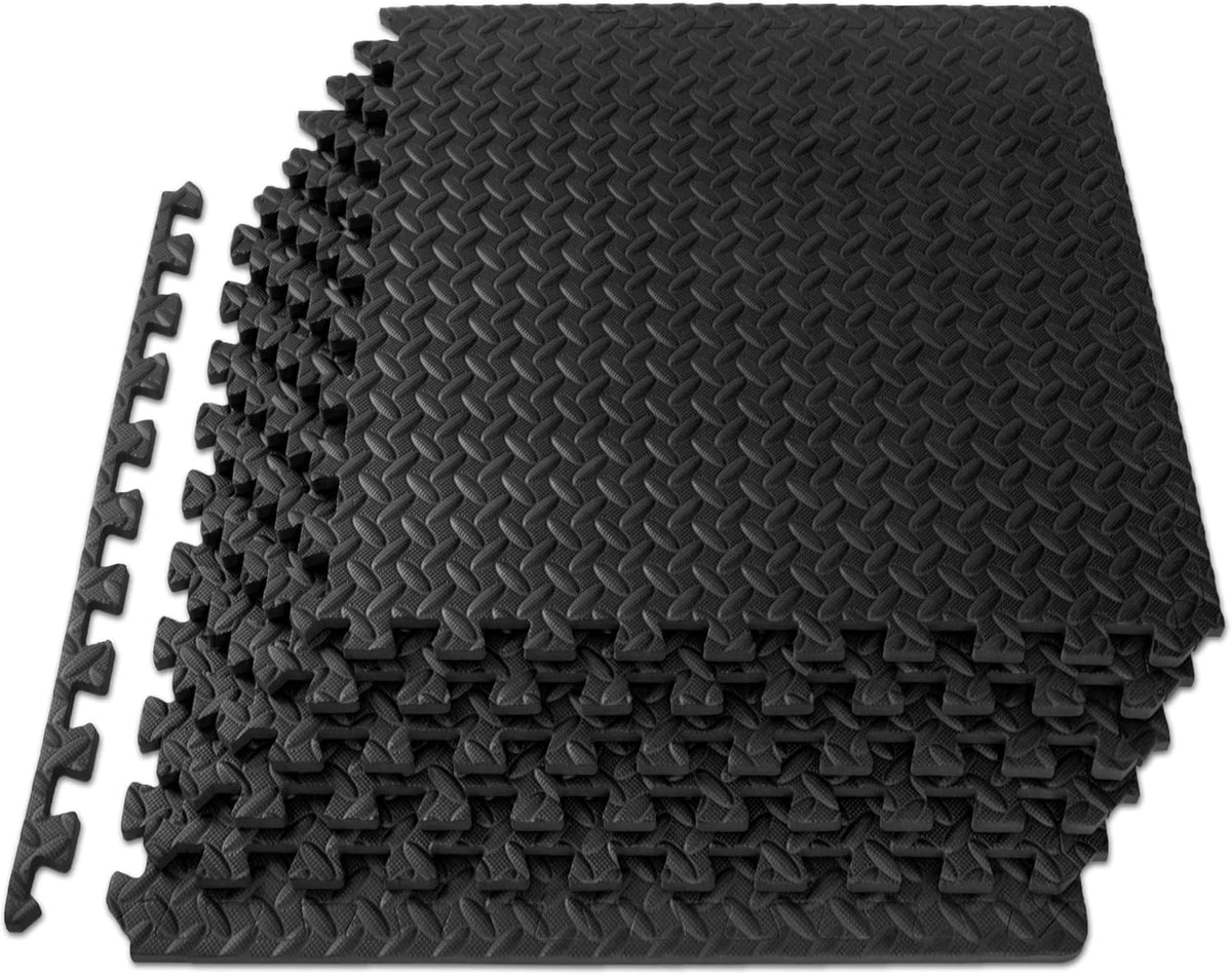 Interlocking EVA Foam Floor Mat Set with Non-Slip Texture