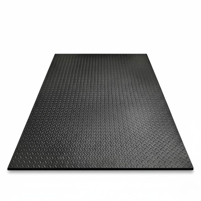 Large 10mm TPE/NPE Gym Floor Mat Anti-Slip Foam for Workouts