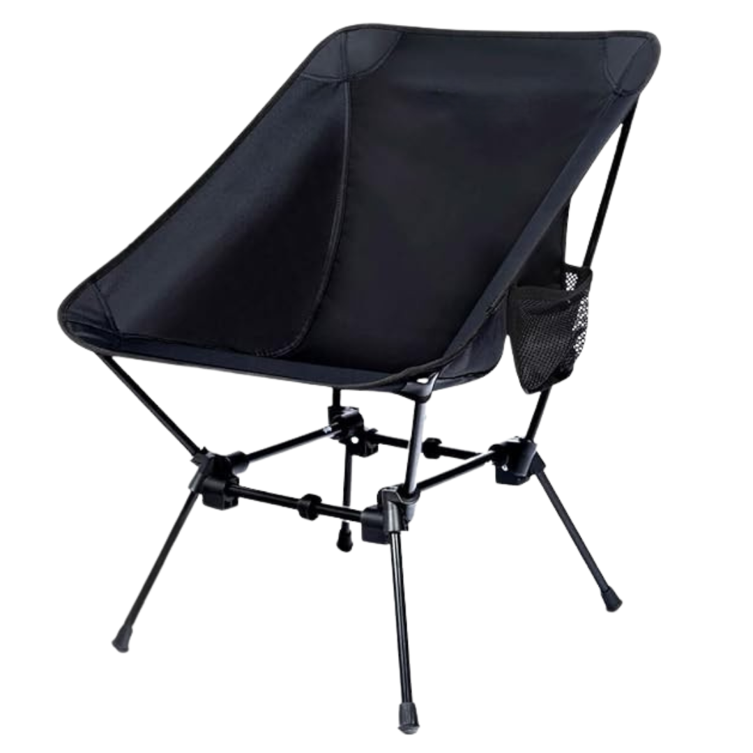 Lightweight Folding Camping Chair with Adjustable Dual Height