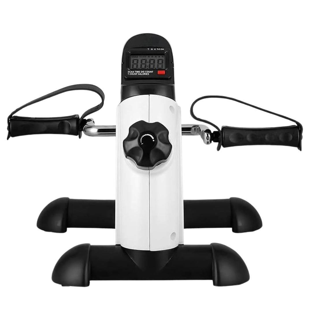 Mini Exercise Bike with Adjustable Resistance and LCD Display