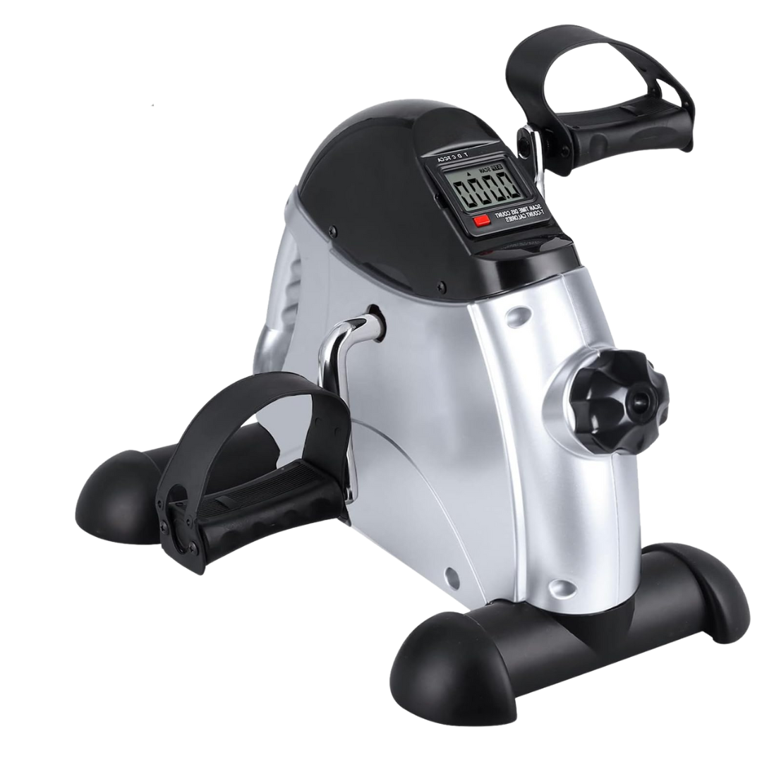 Mini Exercise Bike with Adjustable Resistance and LCD Display