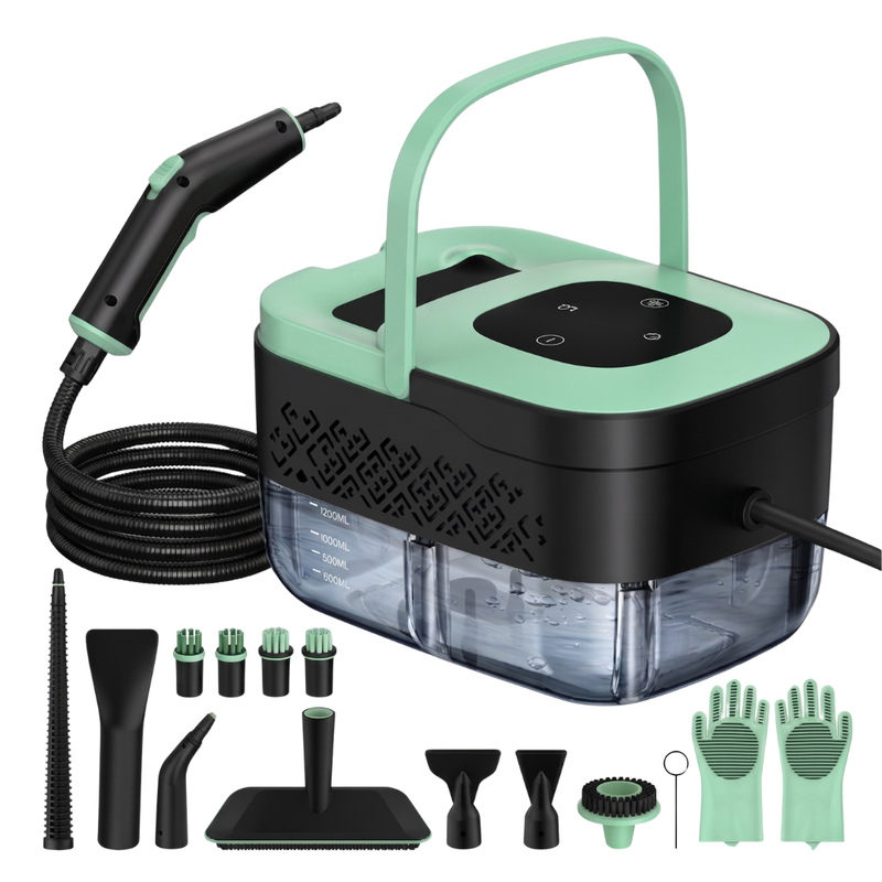 Multi-Purpose Steam Cleaner 1500W with Accessories, 1.25L Tank