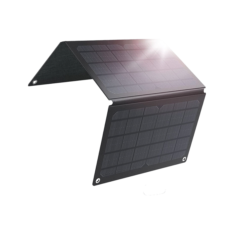 Portable 2W Foldable Solar Charger with Dual USB Output