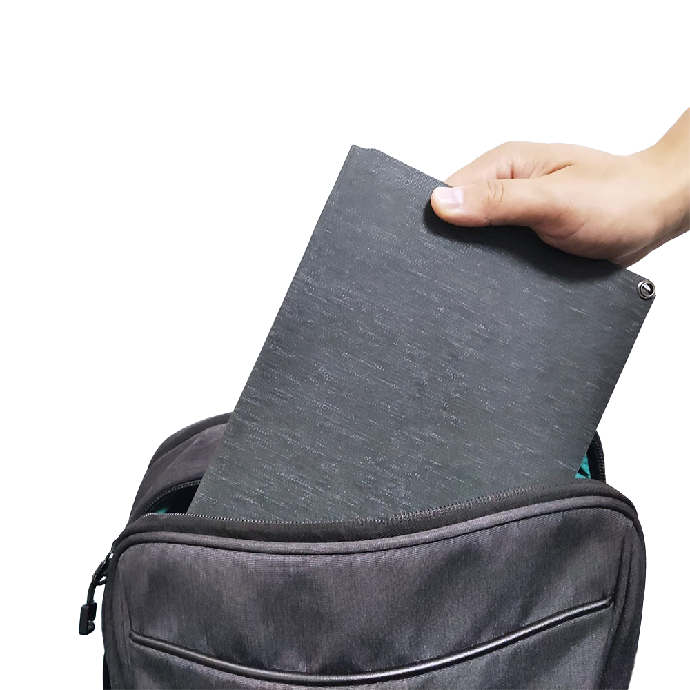 Portable 2W Foldable Solar Charger with Dual USB Output