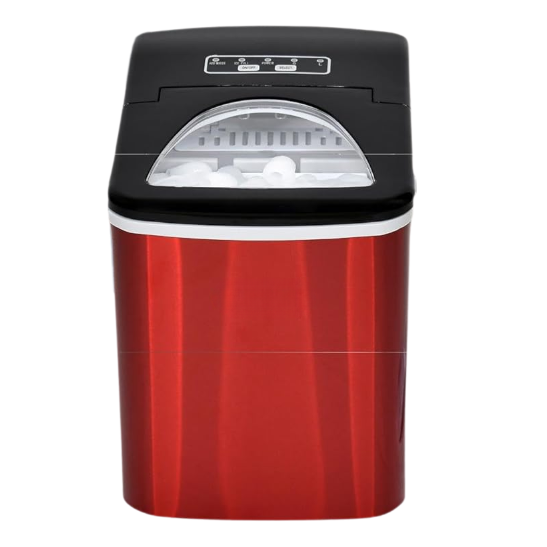 Portable Ice Maker with 26 lbs per day Capacity and Clear Window