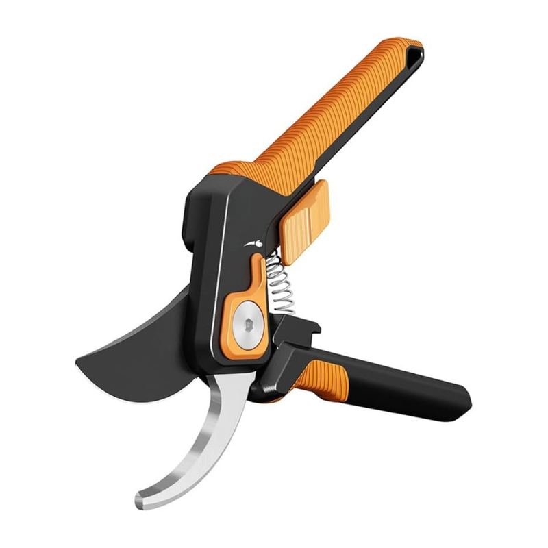 Stainless Steel Bypass Pruning Shears for Garden Plants and Branches