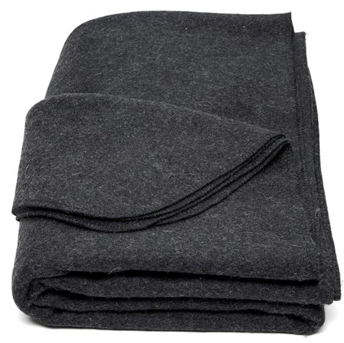 Wool Blend Blanket 64x88 inch for Camping, Travel, and Gear Kits